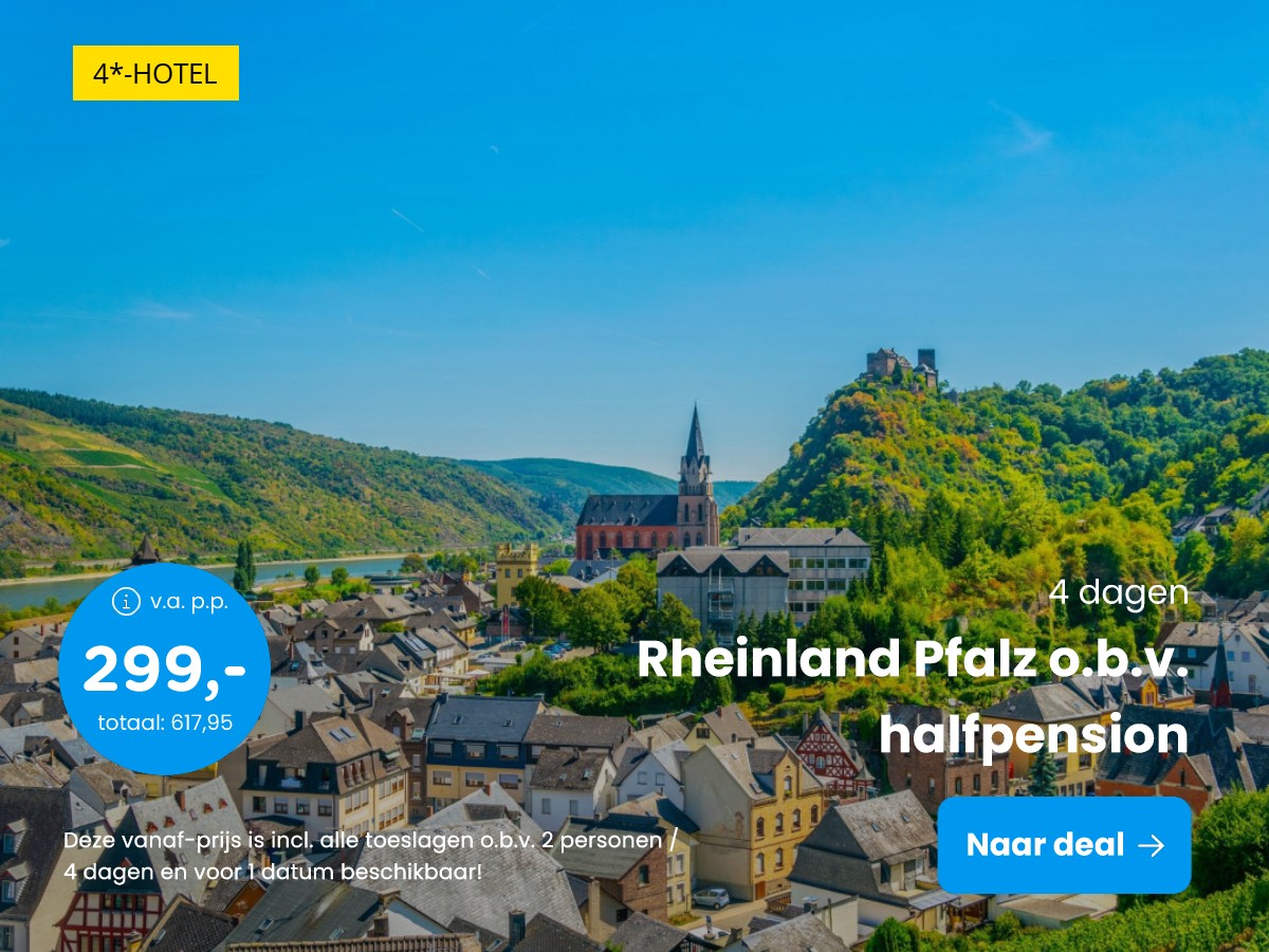 In Rheinland Pfalz bij de Moezel o.b.v. halfpension