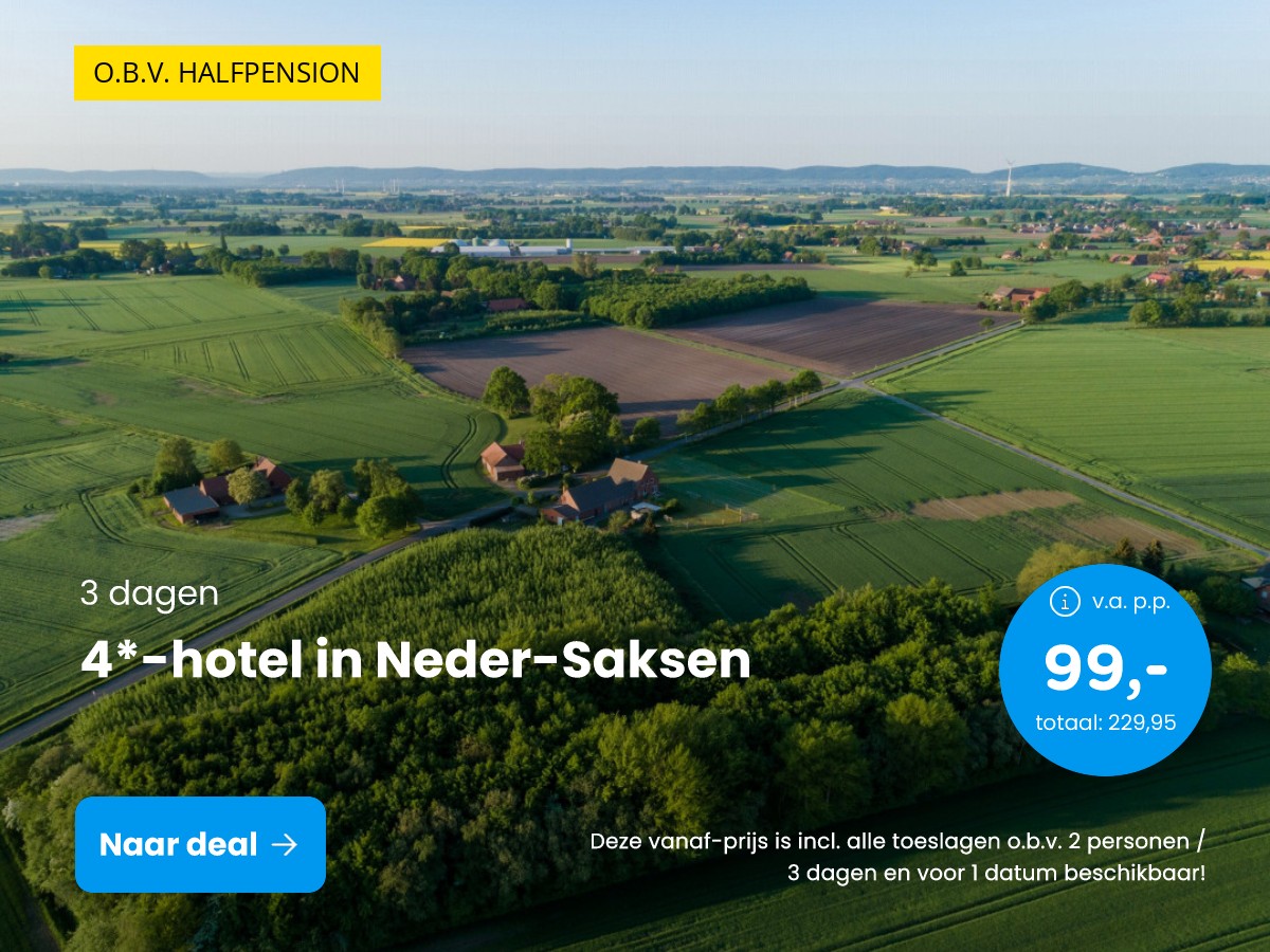 Halfpension in een 4*-hotel in Nedersaksen