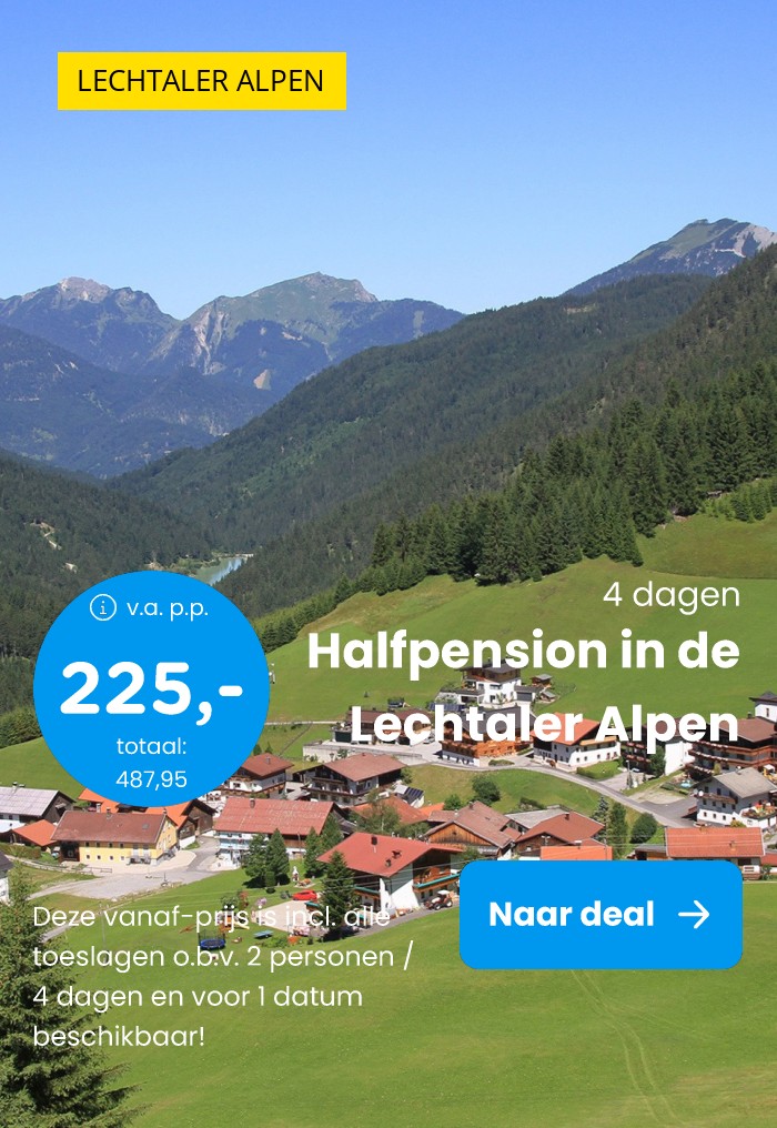 Geniet in een 4*-hotel in de Lechtaler Alpen o.b.v. halfpension