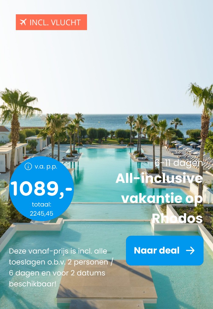 Ultra all-inclusive genieten op Rhodos in een 4*-hotel incl. vlucht