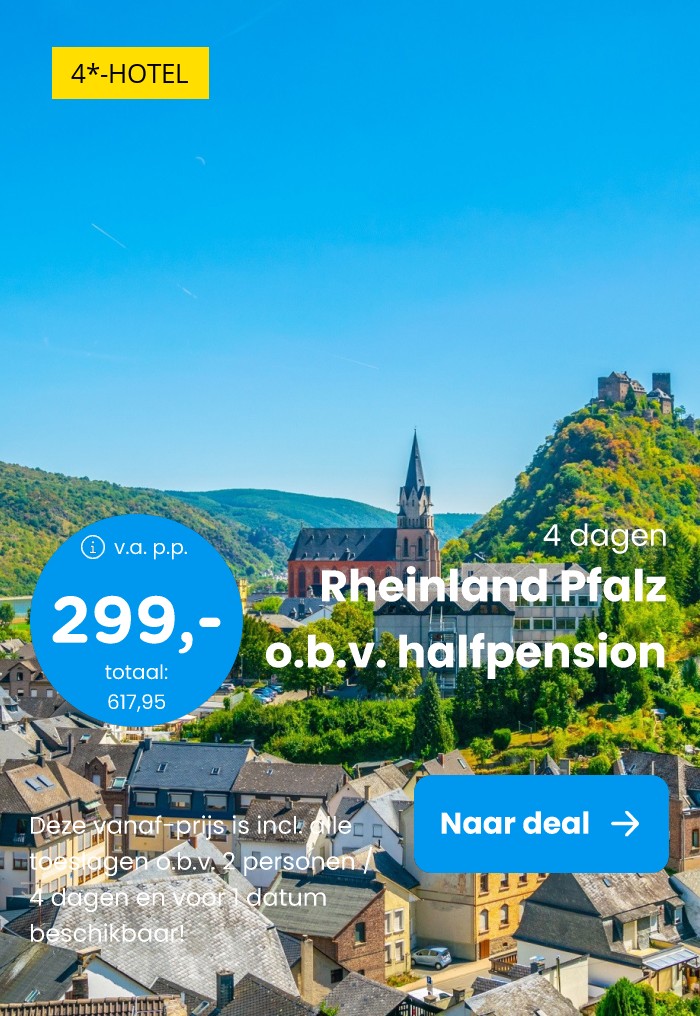 In Rheinland Pfalz bij de Moezel o.b.v. halfpension