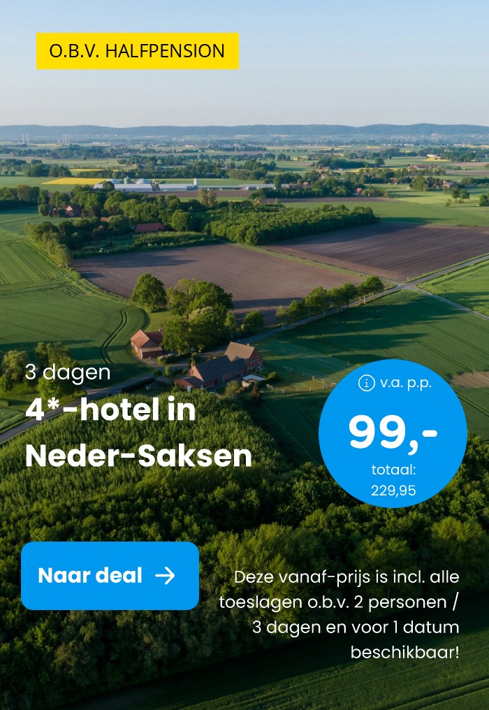 Halfpension in een 4*-hotel in Nedersaksen