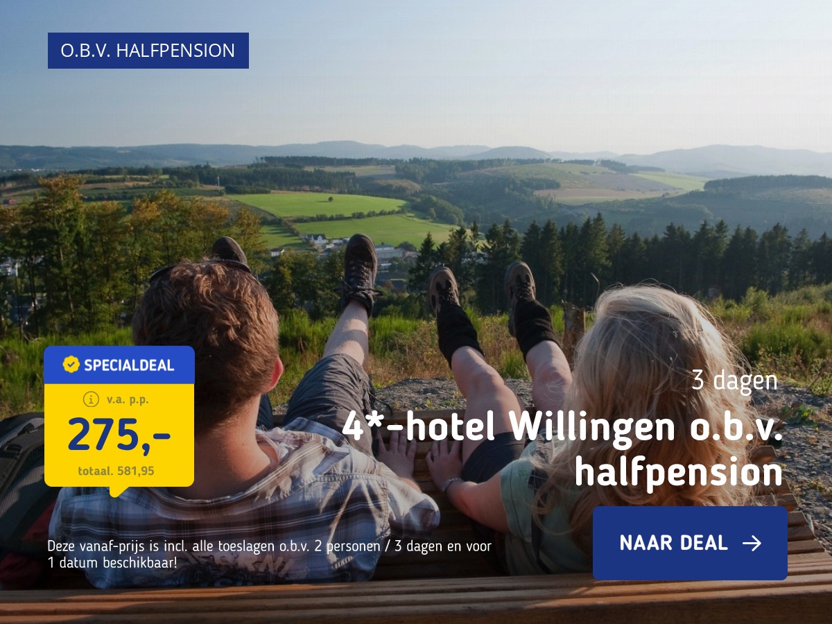 Halfpension in de natuur in Willingen, Sauerland