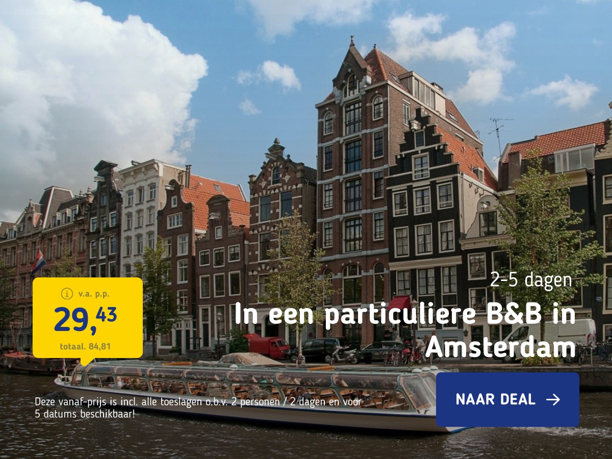 Overnachten in een particuliere B&B in Amsterdam