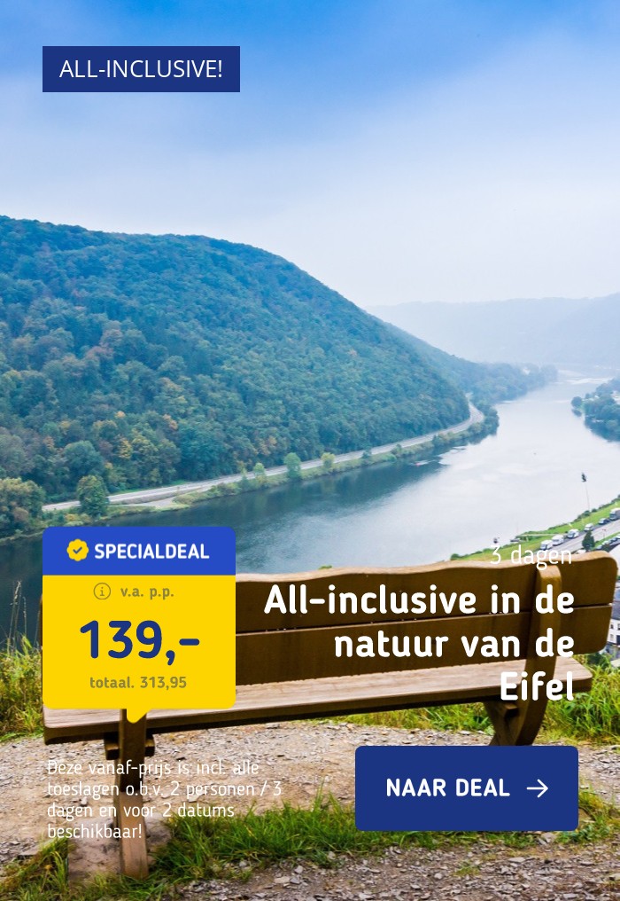 FLASHDEAL! ⚡ Verblijf o.b.v. all-inclusive in de Eifel