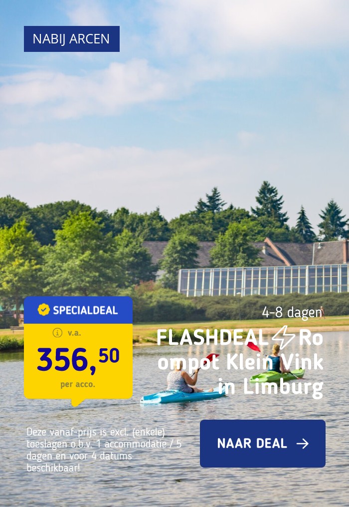 FLASHDEAL! ⚡️ Verblijf in een 6-persoons bungalow op Roompot Vakantiepark in Noord-Limburg