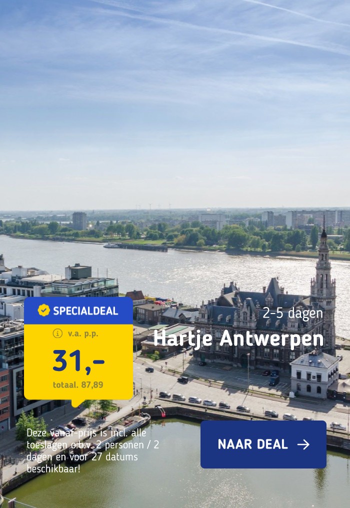 Overnachten in een hotel in hartje hartje Antwerpen