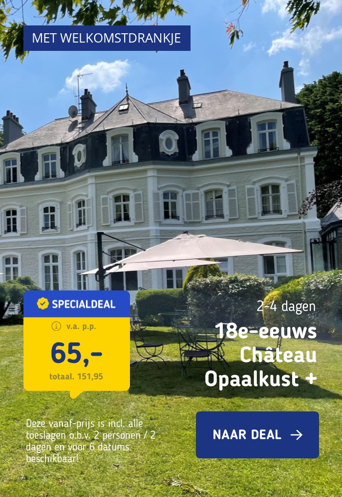 Ontdek de Opaalkust vanuit een 18e-eeuws Château