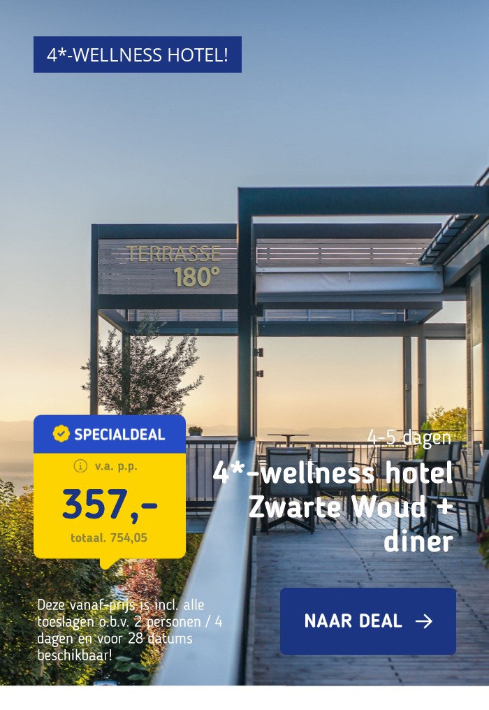 Geniet in een 4*-wellness hotel in het Zwarte Woud incl. ontbijt, diner en extra's