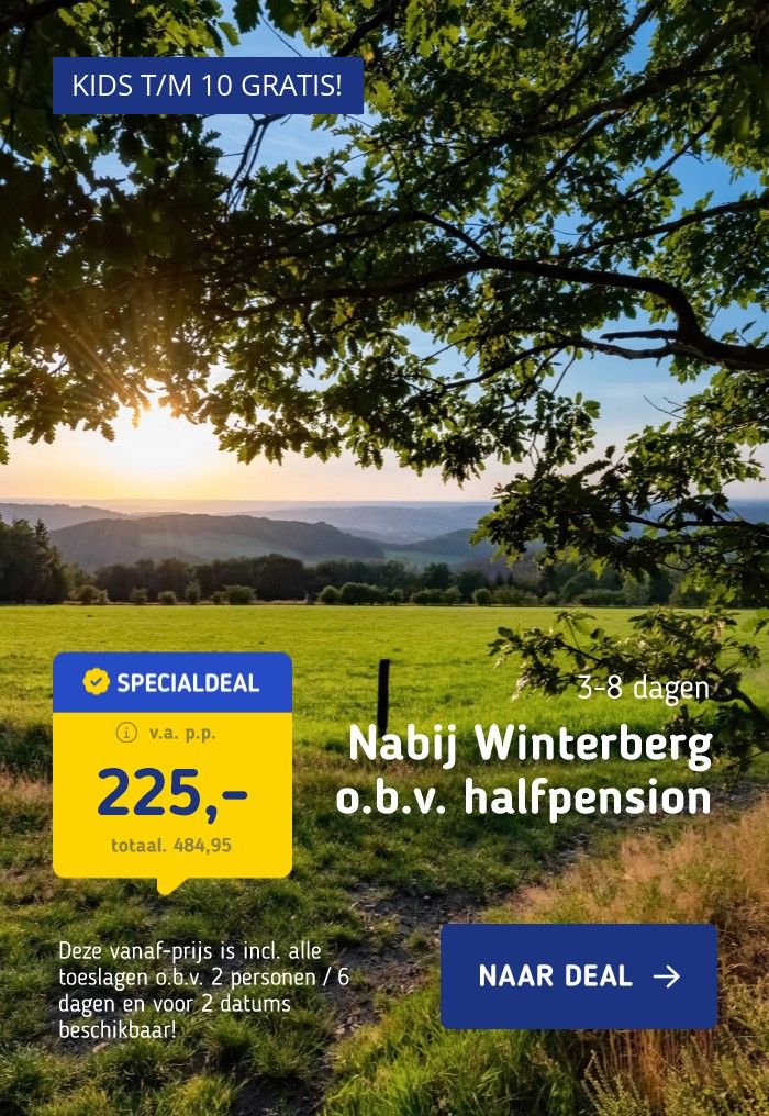 Geheel verzorgde vakantie nabij Winterberg o.b.v. halfpension