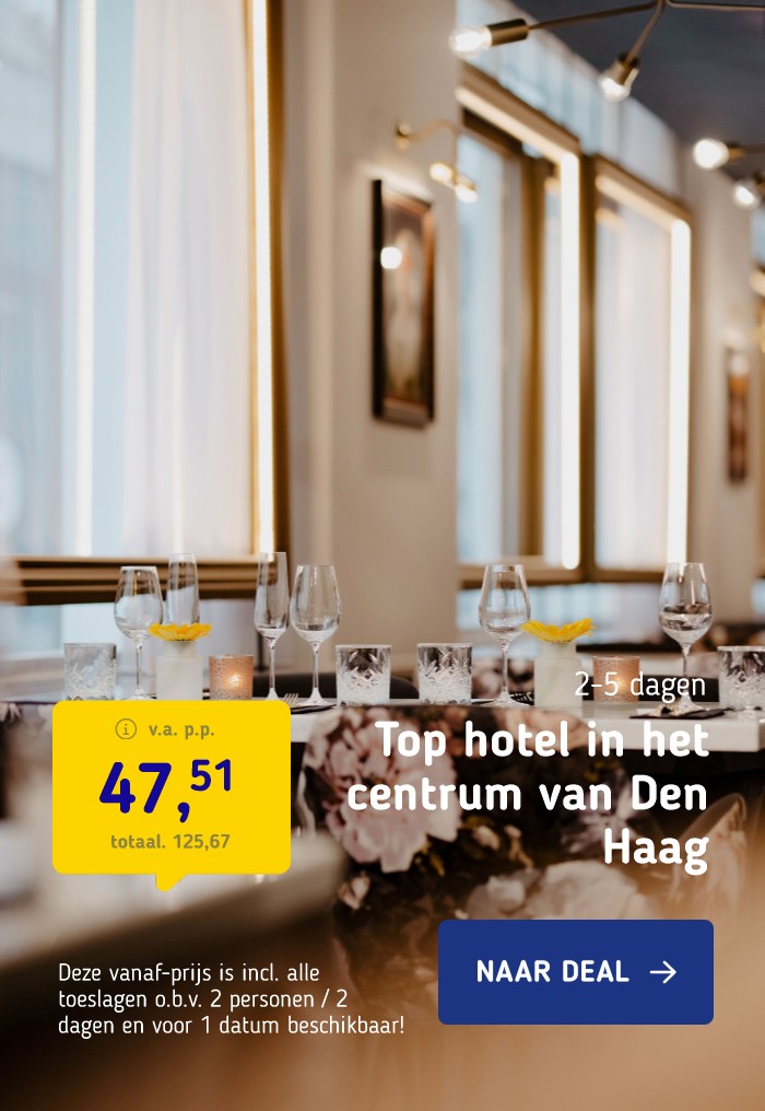 Overnachten in Den Haag in 4*-hotel