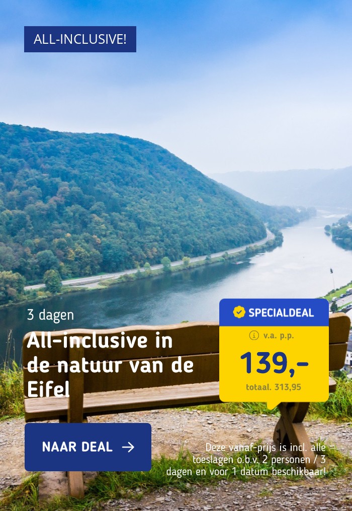 MEGADEAL: Verblijf o.b.v. all-inclusive in de Eifel