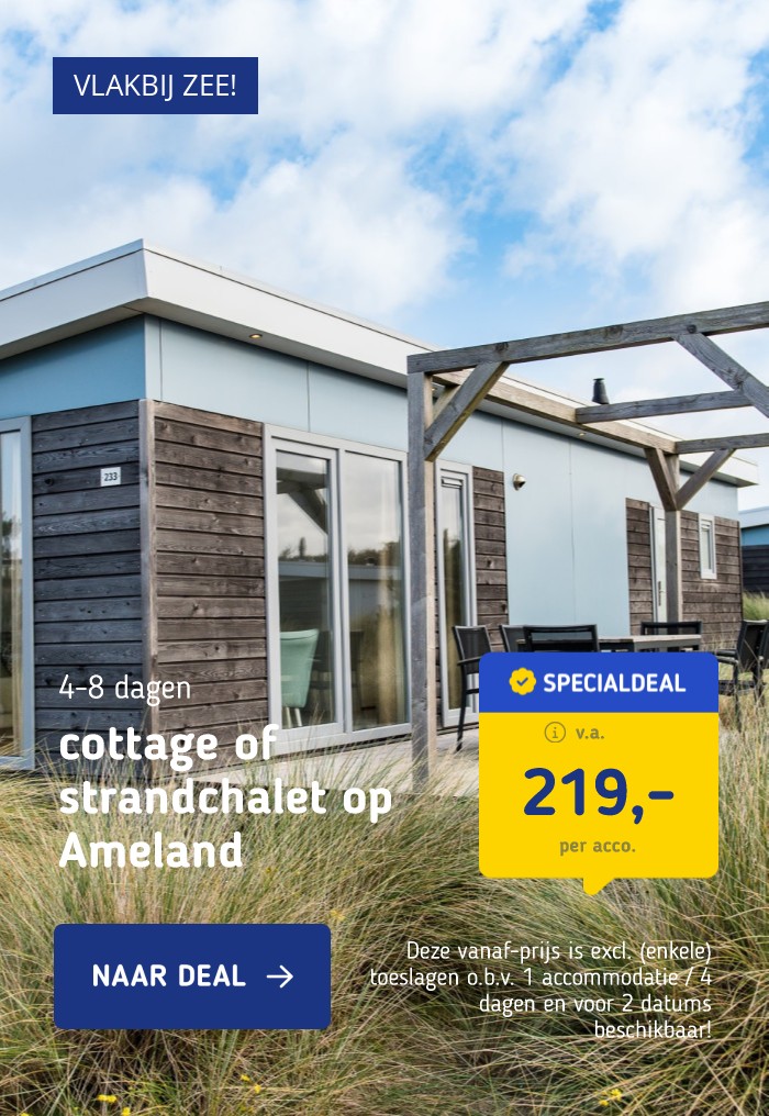 FLASHDEAL! ⚡ Verblijf met het hele gezin op Ameland