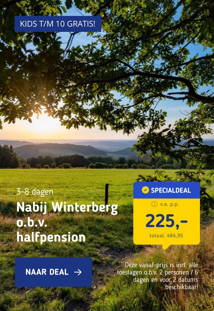 Geheel verzorgde vakantie nabij Winterberg o.b.v. halfpension